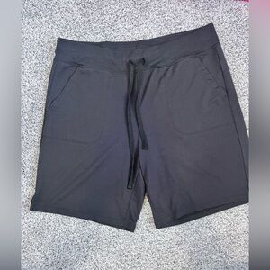 Athletic Works Men's Black Athletic Shorts